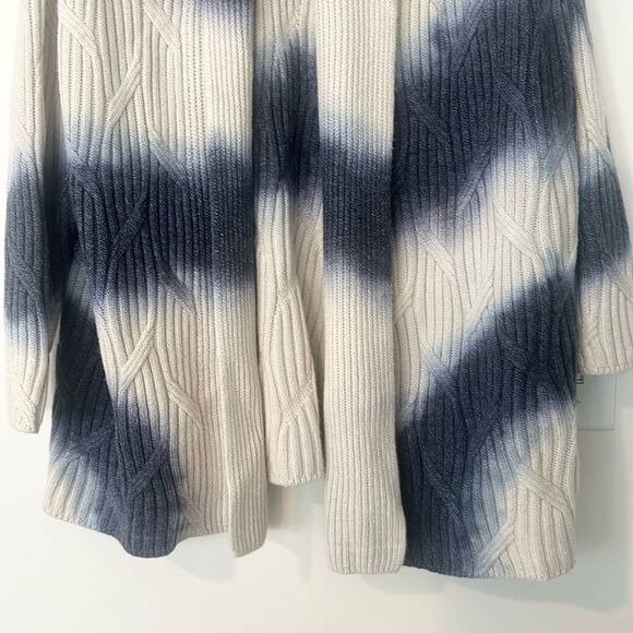 J. Jill Pure Jill Hand Painted Open Cardigan Sweater XL - Picture 3 of 9